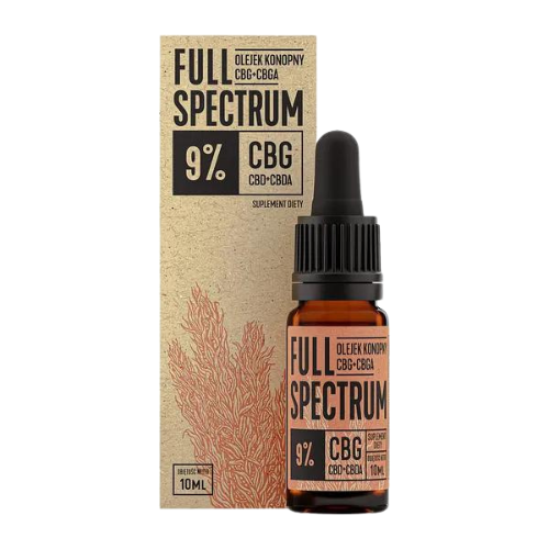 OLEJEK KONOPNY FULL SPECTRUM CBG+CBGA 9%