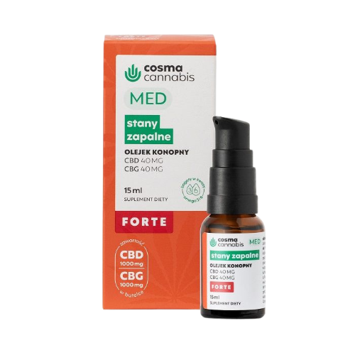 OLEJEK COSMA CANNABIS STANY ZAPALNE FORTE
