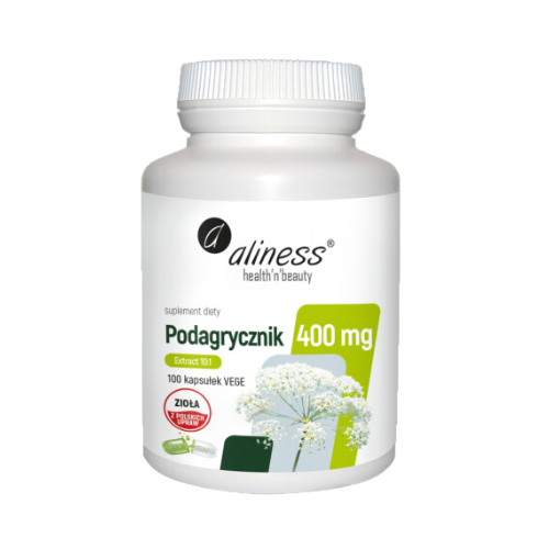 Podagrycznik (Aegopodium podagraria L.) ekstrakt 10:1 400mg x 100 Vege caps