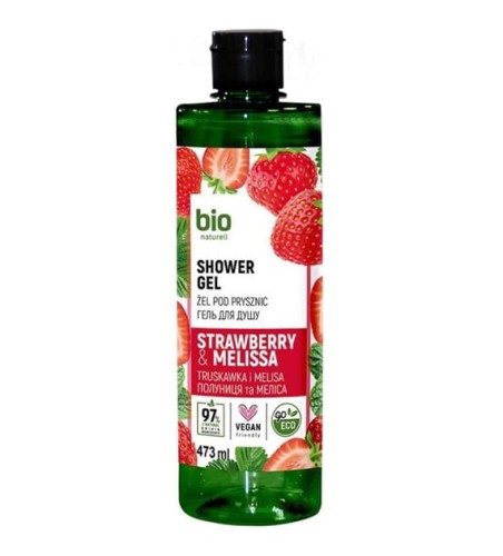Bio Naturell Żel pod prysznic Truskawka i Melisa 473ml