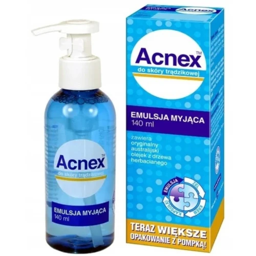 Acnex Emulsja myjąca do skóry trądzikowej 140ml