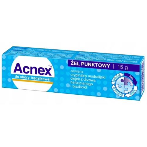 Acnex Żel punktowy do skóry trądzikowej 15g